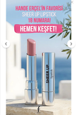 رژ لب جامد شیرآپ فلورمار- Flormar SHEER UP کد 018 Enchanted Kiss